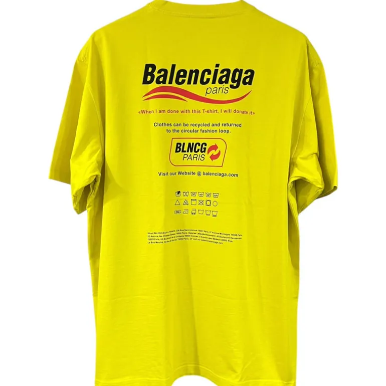 BALENCIAGA T-SHIRT DRY CLEANING TG XS (VESTE XL)