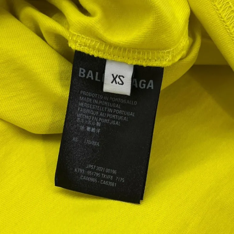 BALENCIAGA T-SHIRT DRY CLEANING TG XS (VESTE XL)