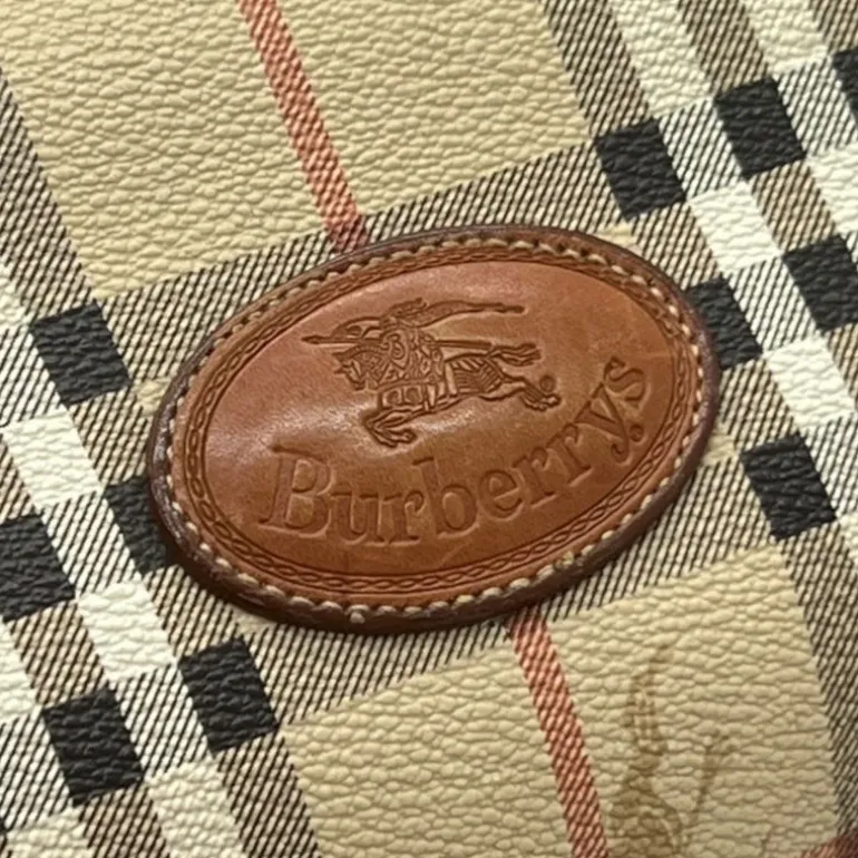 BURBERRY BORSA MESSENGER GRANDE VINTAGE IN PELLE