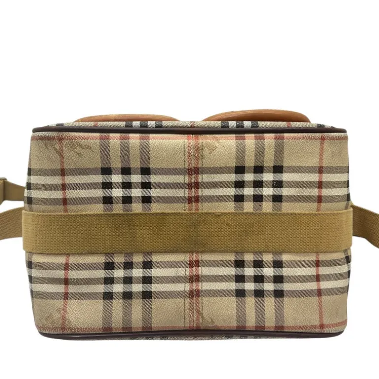 BURBERRY BORSA MESSENGER GRANDE VINTAGE IN PELLE