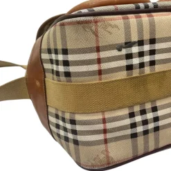 BURBERRY BORSA MESSENGER GRANDE VINTAGE IN PELLE