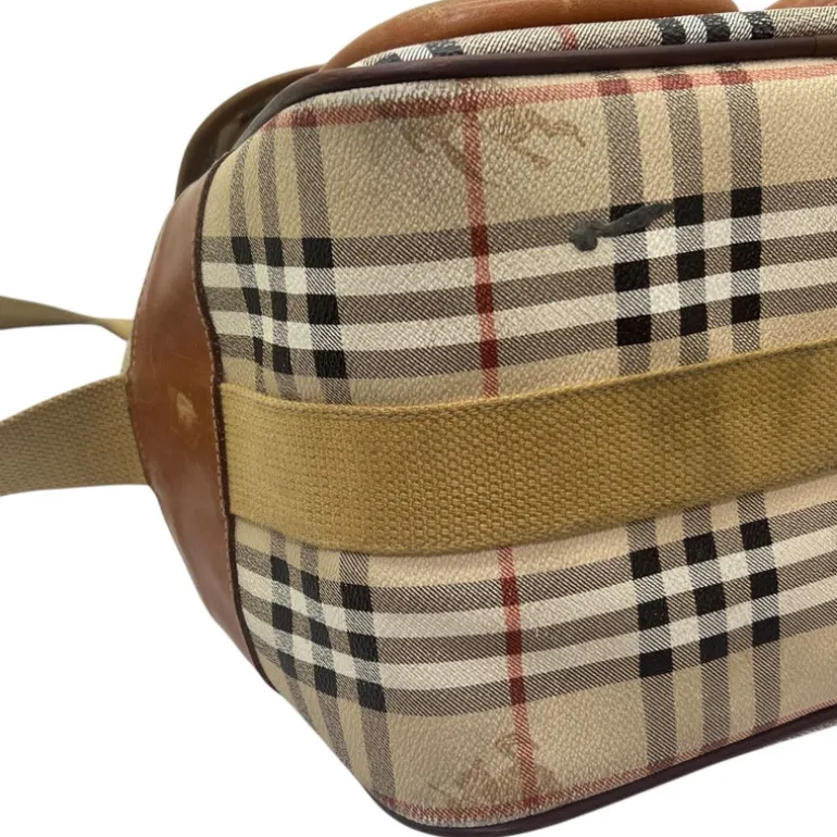BURBERRY BORSA MESSENGER GRANDE VINTAGE IN PELLE