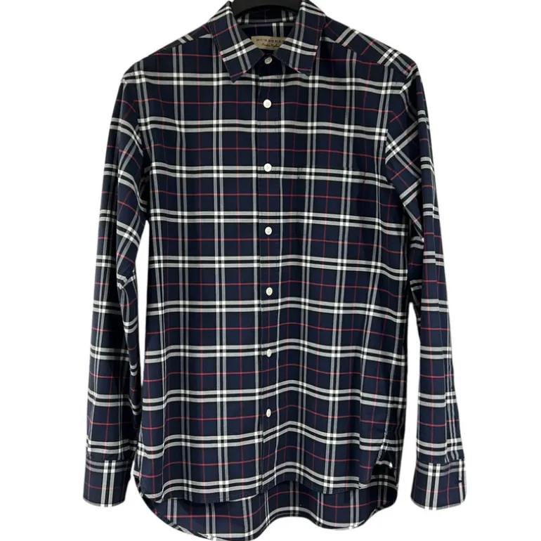 BURBERRY CAMICIA IN COTONE CHECK TG M