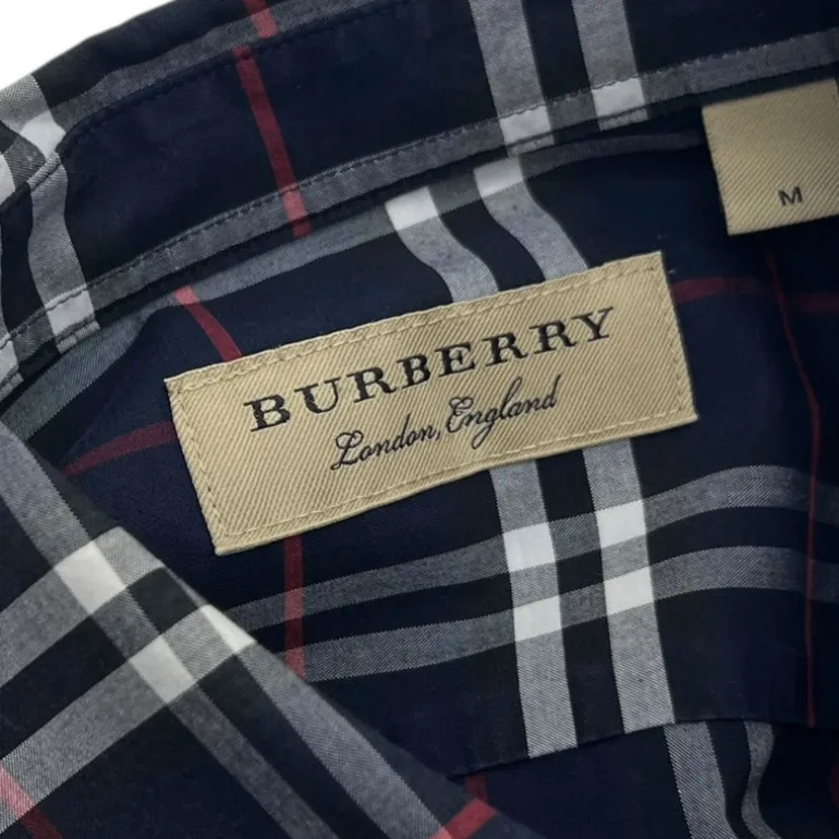 BURBERRY CAMICIA IN COTONE CHECK TG M