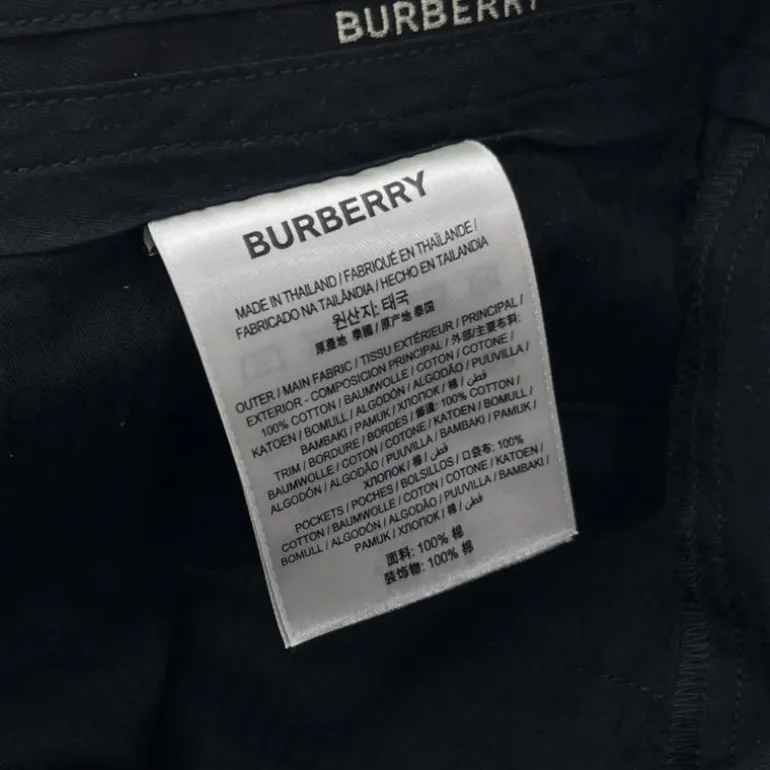 BURBERRY PANTALONI IN COTONE TG 46