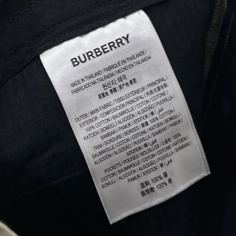 BURBERRY PANTALONI IN COTONE TG 46