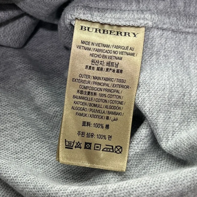 BURBERRY POLO IN COTONE TG M