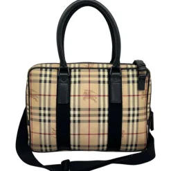 BURBERRY PORTADOCUMENTI/PC IN PELLE VINTAGE CHECK