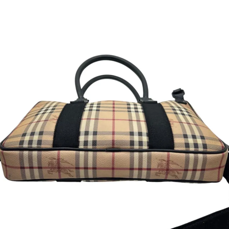 BURBERRY PORTADOCUMENTI/PC IN PELLE VINTAGE CHECK