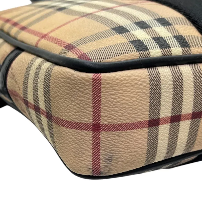 BURBERRY PORTADOCUMENTI/PC IN PELLE VINTAGE CHECK