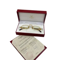 CARTIER SANTOS DEMI LUNE OCCHIALI VINTAGE