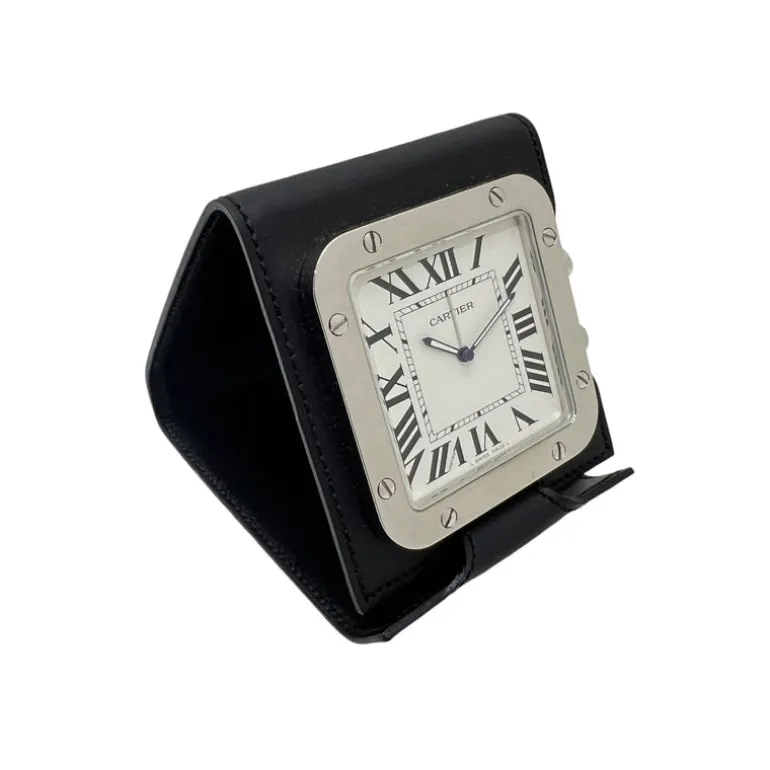 CARTIER SANTOS SVEGLIA DA VIAGGIO AL QUARZO