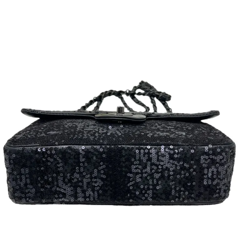 CHANEL BORSA CLASSICA SINGLE FLAP CON PAILLETTES