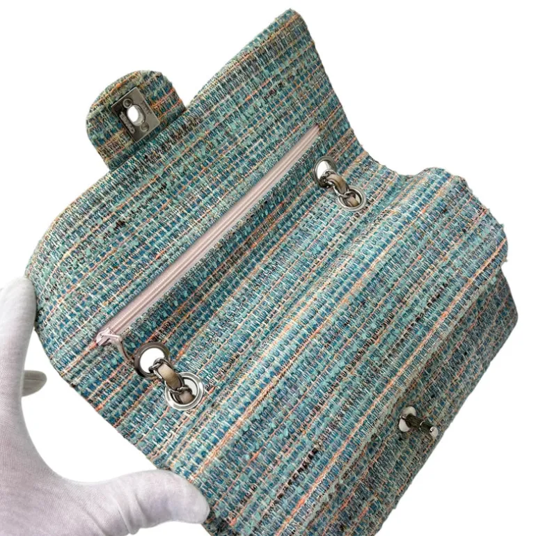 CHANEL TIMELESS CLASSIQUE 11.12 IN TWEED MULTICOLORE