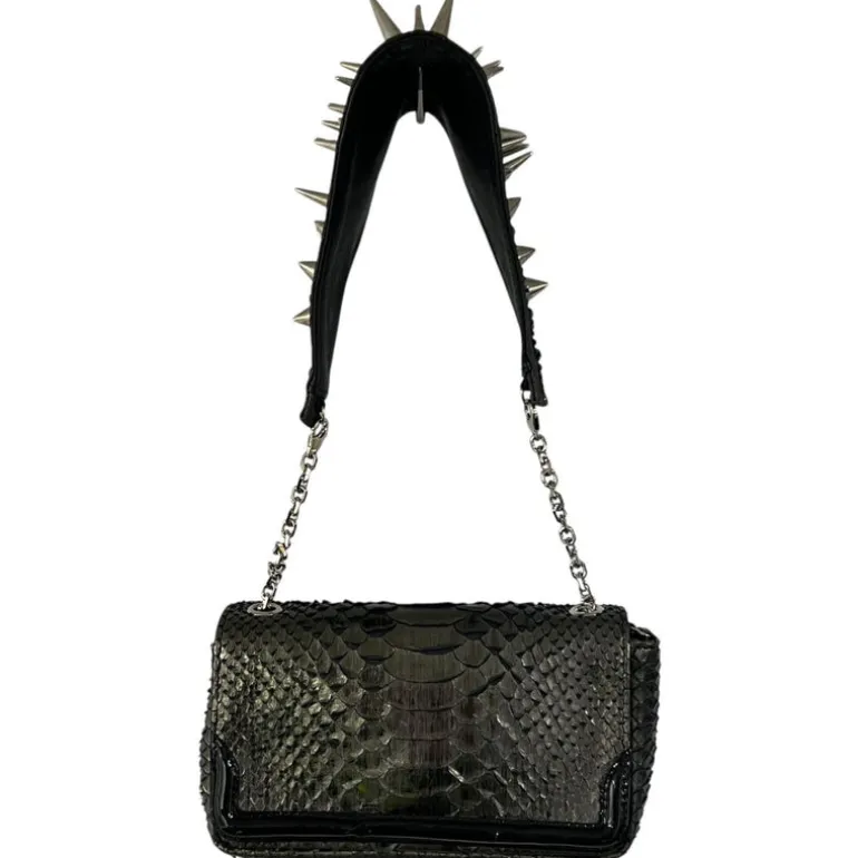 CHRISTIAN LOUBOUTIN ARTEMIS BORSA IN PITONE