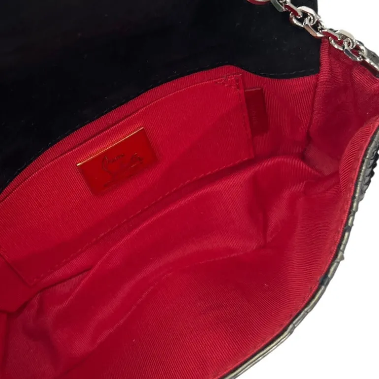 CHRISTIAN LOUBOUTIN ARTEMIS BORSA IN PITONE
