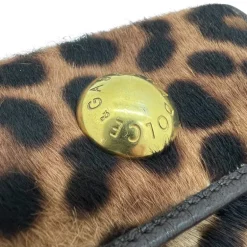 DOLCE & GABBANA PORTAFOGLIO ANIMALIER IN CAVALLINO