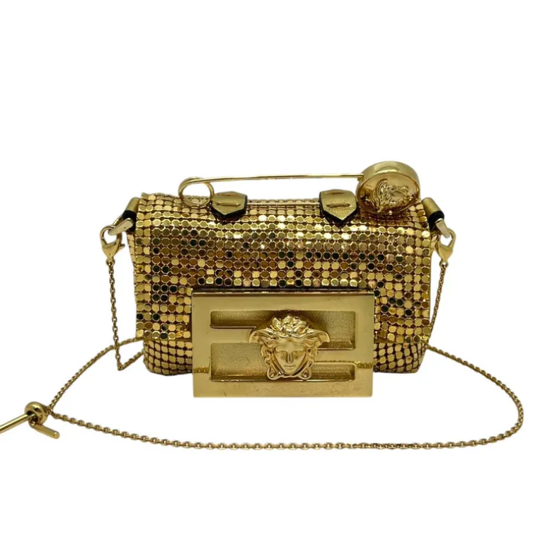 FENDACE NANO BAGUETTE CON PAILLETTES