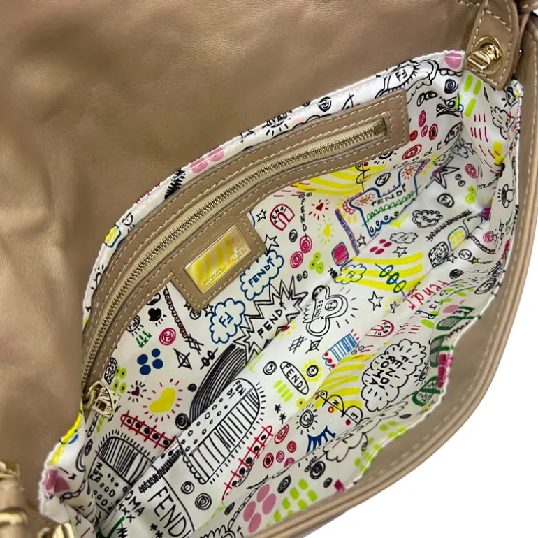 FENDI BAGUETTE EMBOSSED RE-EDITION 1997 IN NAPPA LIMITED ED.