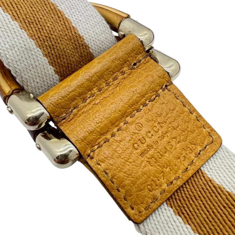 GUCCI BAMBOO CINTURA IN TESSUTO