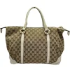 GUCCI BORSA A MANO IN TELA GG E PELLE