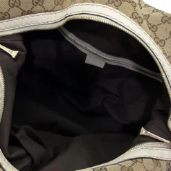 GUCCI BORSA A MANO IN TELA GG E PELLE