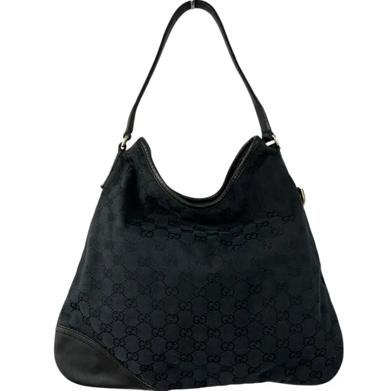 GUCCI BORSA A SPALLA HOBO IN TELA GG