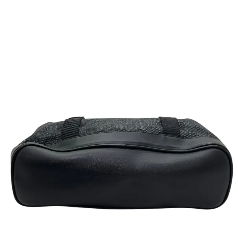 GUCCI BORSA A SPALLA IN TESSUTO GG E PELLE