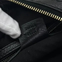 GUCCI BORSA A SPALLA IN TESSUTO GG E PELLE
