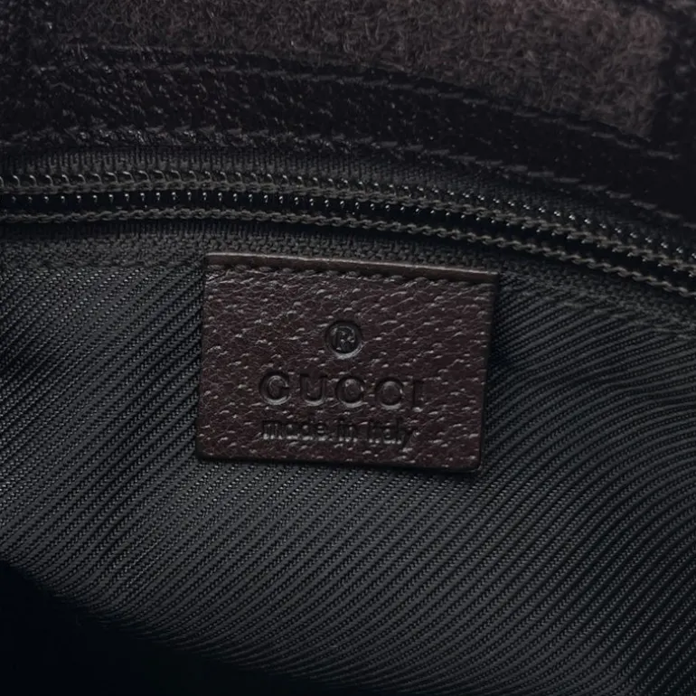 GUCCI BORSA A TRACOLLA IN TELA GG E PELLE