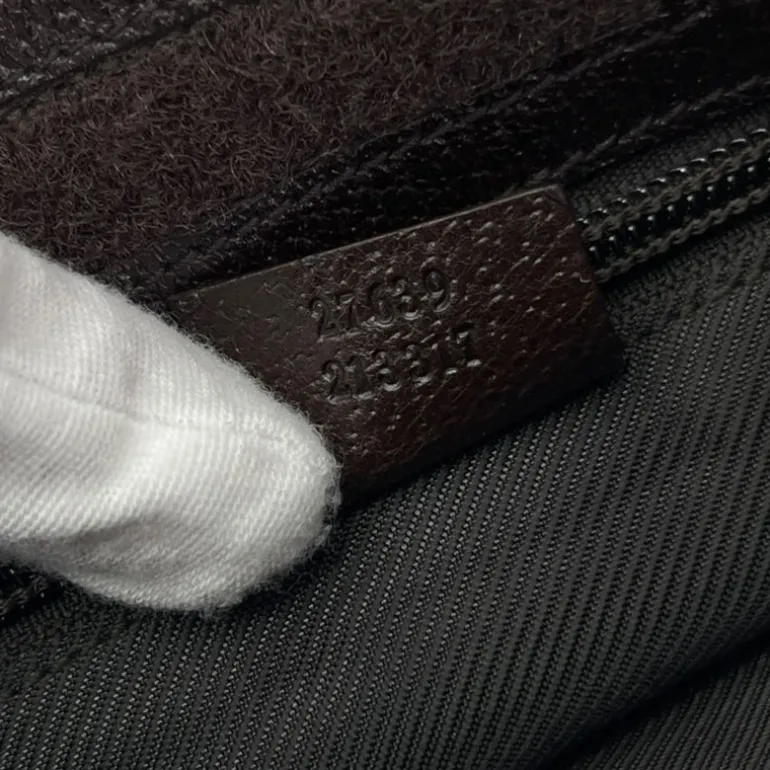 GUCCI BORSA A TRACOLLA IN TELA GG E PELLE