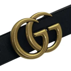 GUCCI CINTURA GG MARMONT IN PELLE TG 100