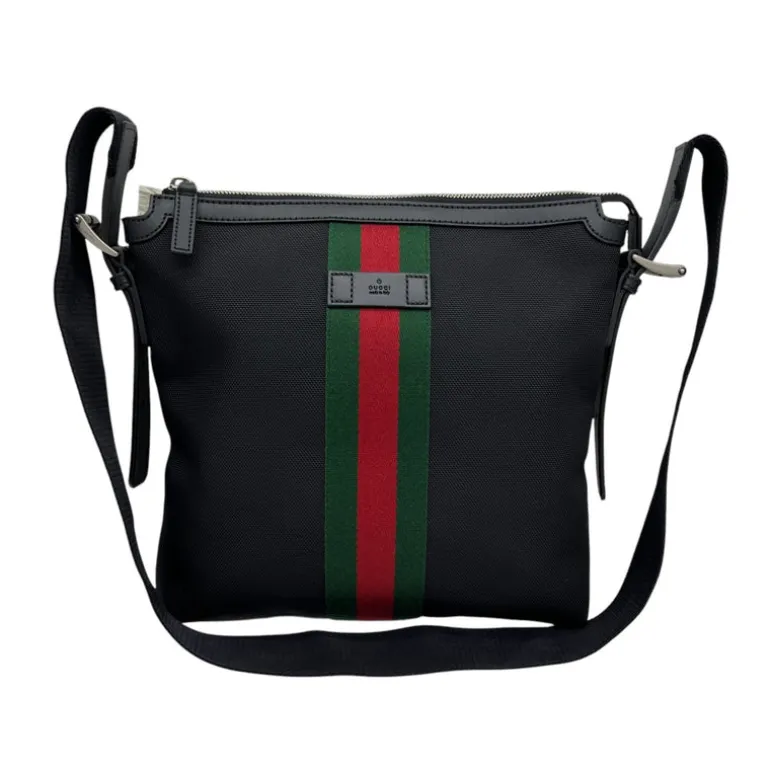 GUCCI TRACOLLA WEB IN TESSUTO