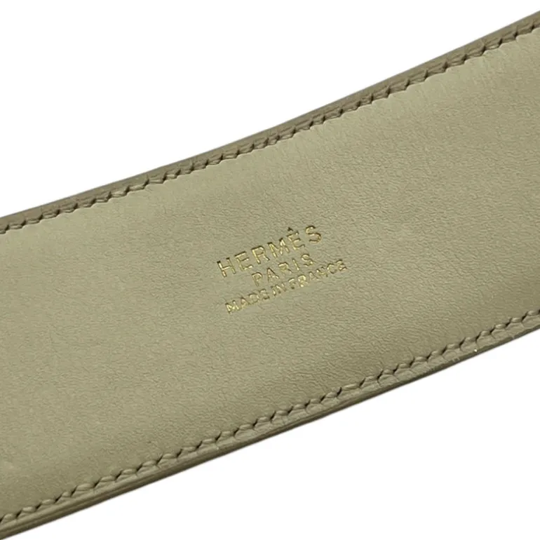 HERMÈS CINTURA COLLIER DE CHIEN IN STRUZZO TG 75