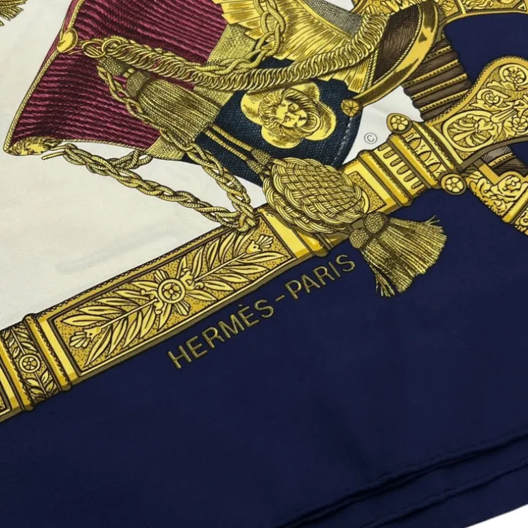 HERMÈS FOULARD CARRÉ 90 GRAND UNIFORME