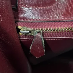 HERMÈS KELLY 32 VINTAGE BOX CALF ROUGE