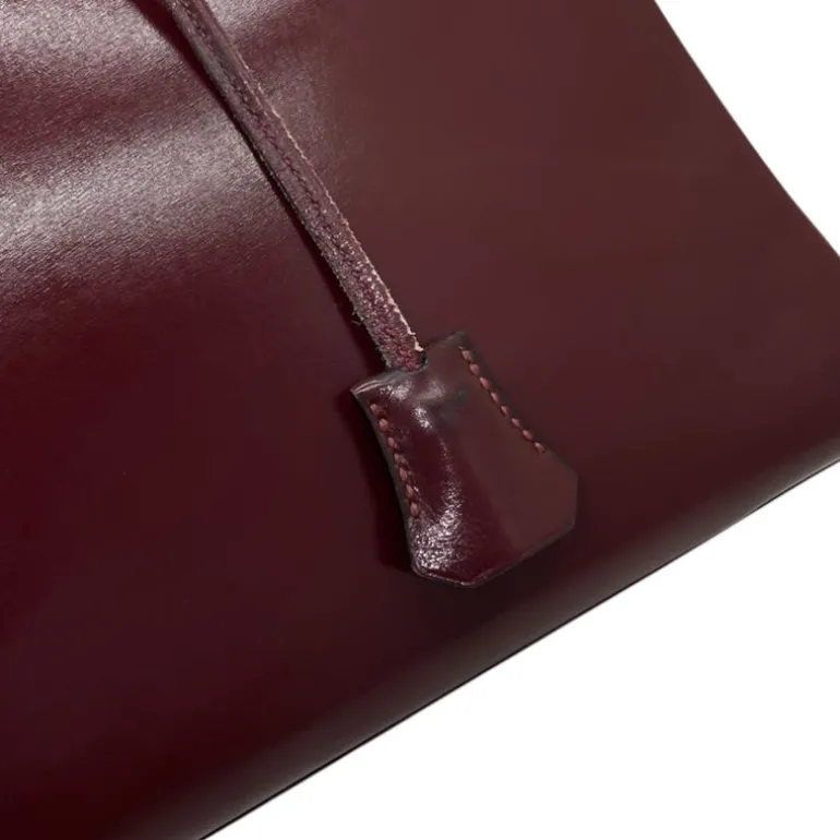 HERMÈS KELLY 32 VINTAGE BOX CALF ROUGE
