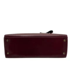 HERMÈS KELLY 32 VINTAGE BOX CALF ROUGE