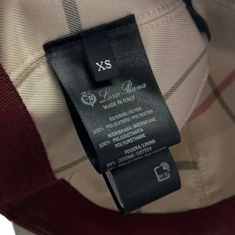 LORO PIANA CAPPELLO DA BASEBALL TG XS