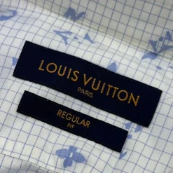 LOUIS VUITTON CAMICIA IN COTONE A MANICHE CORTE TG M (VESTE L)