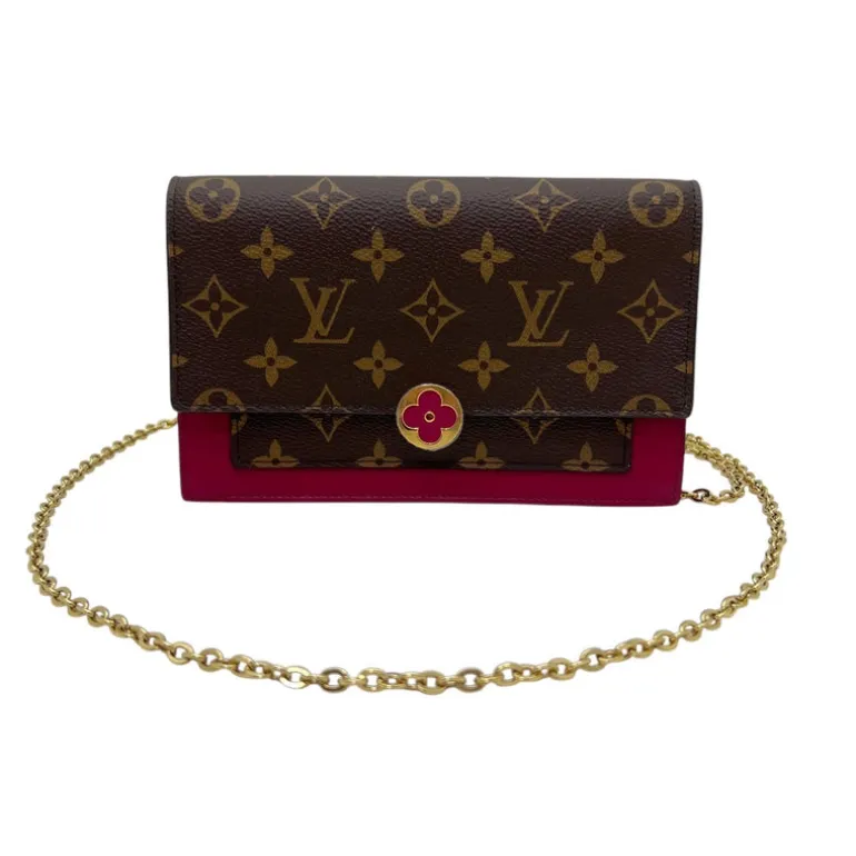 LOUIS VUITTON FLORE PORTAFOGLIO CON CATENA