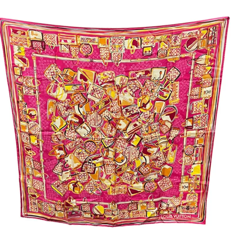 LOUIS VUITTON FOULARD IN SETA MULTICOLOR