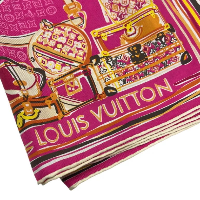 LOUIS VUITTON FOULARD IN SETA MULTICOLOR