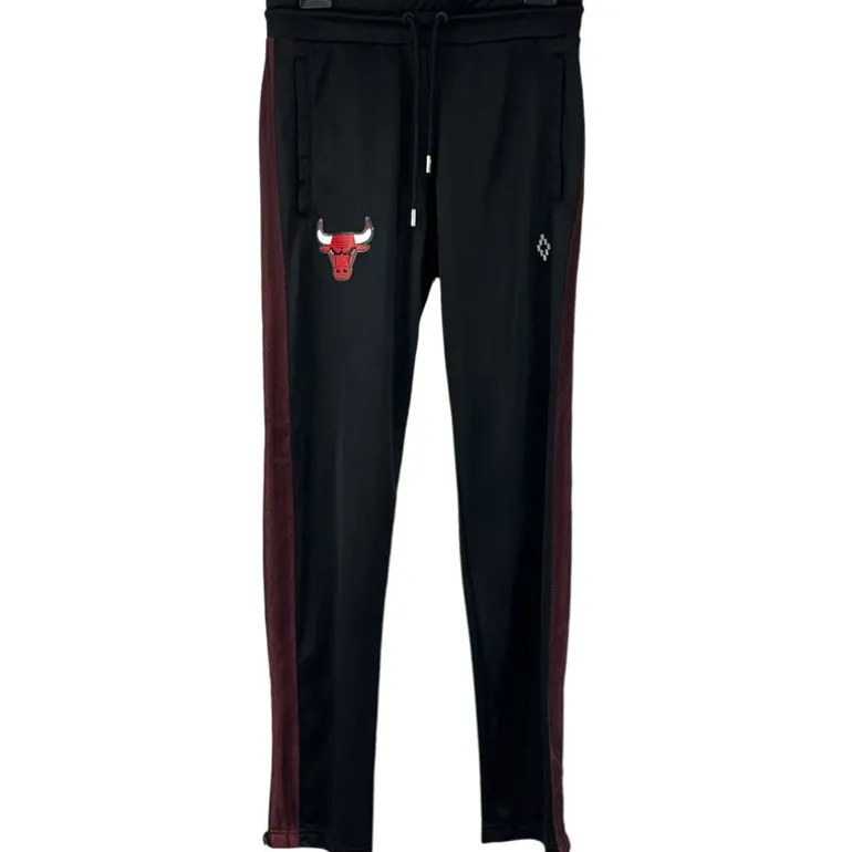 MARCELO BURLON X NBA PANTALONE SPORTIVO CHICAGO BULLS TG S
