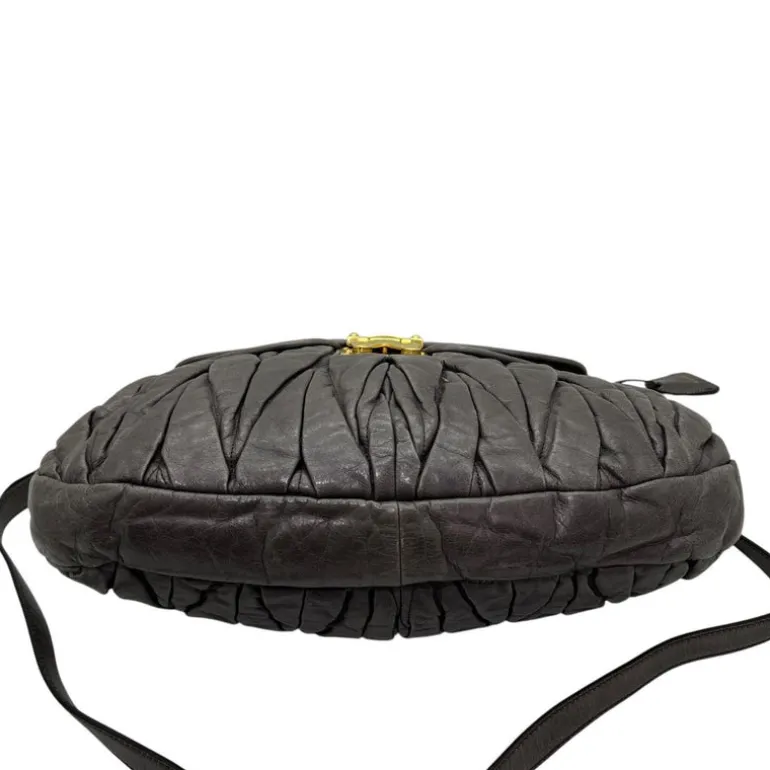 MIU MIU BORSA IN NAPPA GOFFRATA CON TRACOLLA
