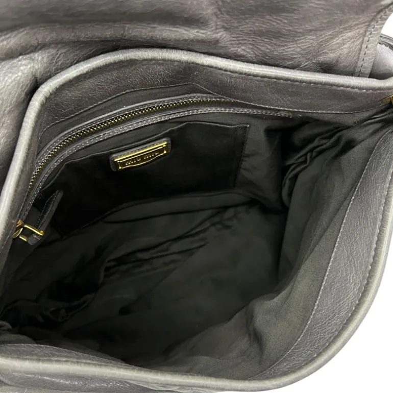 MIU MIU BORSA IN NAPPA GOFFRATA CON TRACOLLA