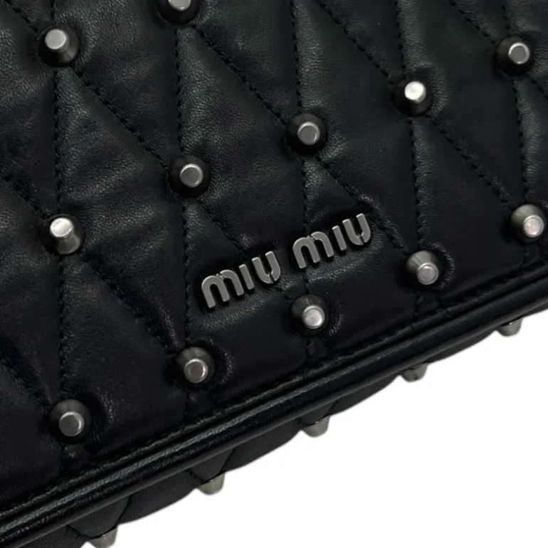 MIU MIU BORSA IN PELLE CON CATENA