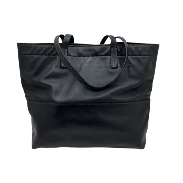 MIU MIU BORSA SHOPPING IN PELLE NERA
