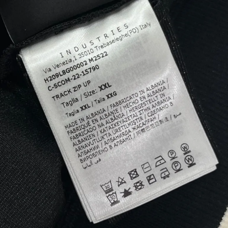 MONCLER X PALM ANGELS GIACCA TRACK TG XXL (XL)