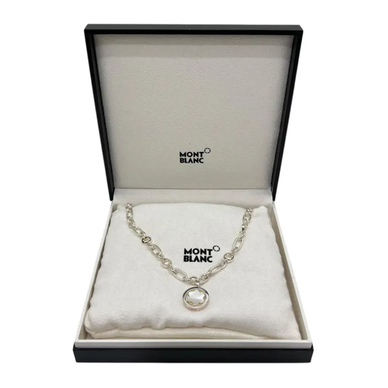 MONTBLANC STAR COLLANA IN ARGENTO
